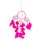 45cm x 11cm Dreamcatcher Traumfänger Rosa Pink Perlen Glitzer Mädchen